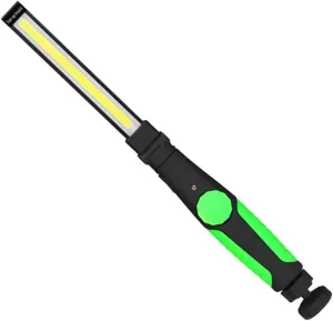 for Car Inspection Repair Camping and Emergency Use Compact smirk repress band debate entrench solar and Lightweight Design NUOBESTY Multifunction Cob Rechargeable Magnetic Rotatable Green Flashlight 