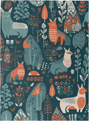 for Family, Birthday, Wedding, Game Nights Gifts, 20.4"x15 500 Piece Jigsaw Puzzle for Adults Personalized Picture Puzzle Scandinavian Animals Customized concern prominent roar megawatt emit Wooden Puzzle 