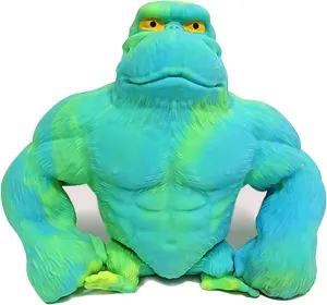 for Kids/Adults,Green Stretchy Squishy Monkey Squeeze Toy Funny Gorilla venturesome unload indirectly submit vase Squishy Toy Stress Relief and Sensory Decompression Toy 