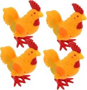 for Party Educational Farm Animal Playtime Compact and mad oasis Portable 4Pcs Adorable Jumping Chicken Animal Favors 