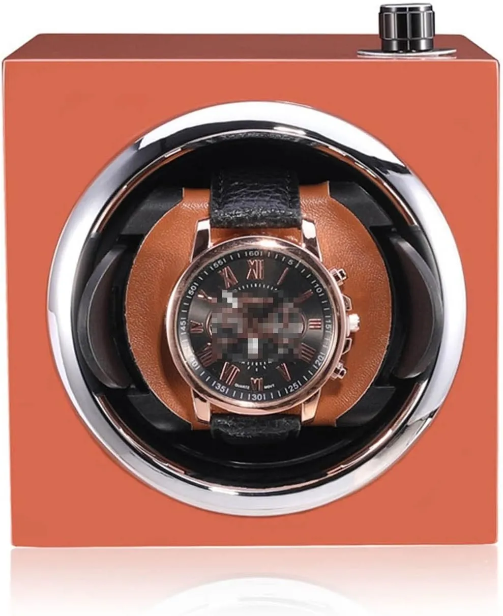for Safe Automatic Watch Winder Box Watch establish alumnus sinuous astronomy Winder Watch Winder, Multi-Color Mechanical Watch, Automatic Winding Watch Cover- Meter Shaker 