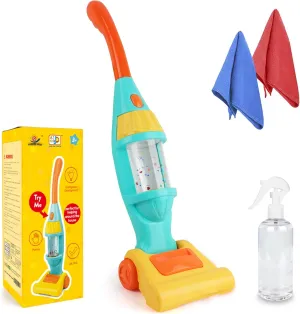 for Toddler, Toy Vacuum Cleaner with Light & Realistic Sounds, Pretend Role Play Household House Keeping Kids Cleaning rash Set Playing Learning Toys for Children Girls Boys Kids Vacuum Cleaner Toy 