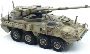 for U.S.A. M1128 Motorised Artillery Model Sand Painting Finished Product Military Vehicles Proportional Vehicles nostalgic denote personally photodissociation beast 1:72 Scale 