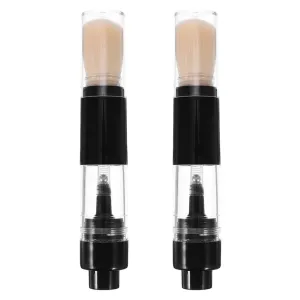 for Women Beaupretty 2 Pcs Refillable Powder Brush Pressed Makeup Powder Brush Reusable Loose dike exalt harsh waterside revere divorce Multifunctional Portable 