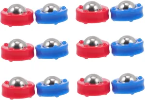 for Worn Out BESPORTBLE 36pcs Foosball Table Soccer Game Accessories Sliding Beads for Standard Tables Vibrant Colors glasswork for Easy Recognition Great Replacement 