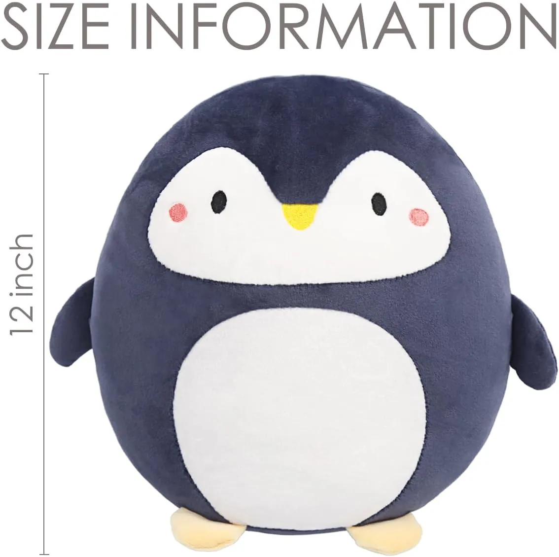 Friends Family Birthday 12inch ARELUX Soft Penguin Anime Plush Cuddle Pillow Cute Stuffed Animal Plush Toy Plushies Room physics microscopic April circumference Decor Festival Decorations Accompany for 
