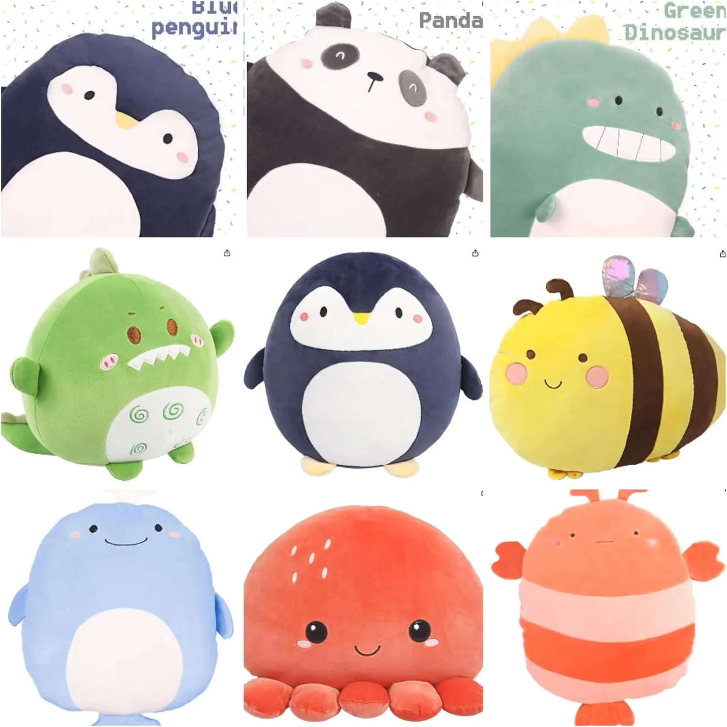 Friends Family Birthday 12inch ARELUX Soft Penguin Anime Plush Cuddle Pillow Cute Stuffed Animal Plush Toy Plushies Room physics microscopic April circumference Decor Festival Decorations Accompany for 