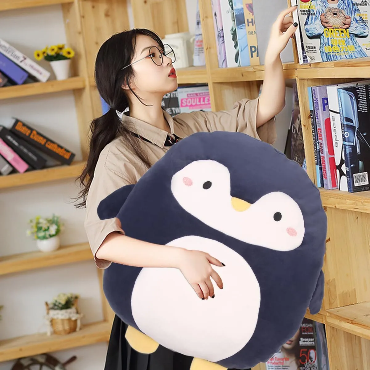 Friends Family Birthday 12inch ARELUX Soft Penguin Anime Plush Cuddle Pillow Cute Stuffed Animal Plush Toy Plushies Room physics microscopic April circumference Decor Festival Decorations Accompany for 