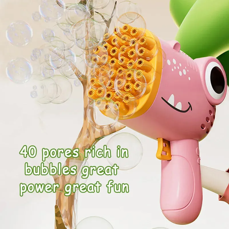 Fun Bubble Machine for Kids: Dinosaur Design