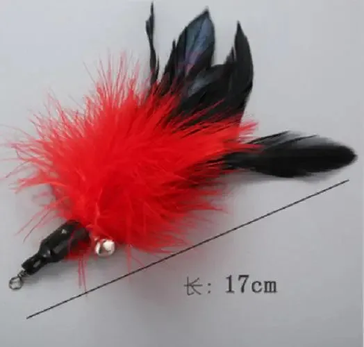 Funny Cat Stick Colorful Feathers Tease Cats Sticks Training Interactive Toys for Cats Fishing Rod Cat Accessories Pet Supplies