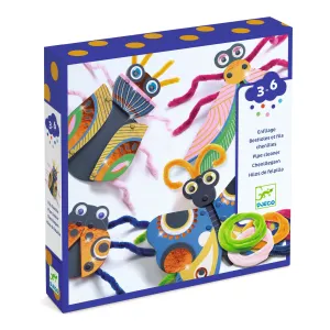 Fuzzy Bugs 3D Collage Educational Craft Kit made with FSC® Certified Paper