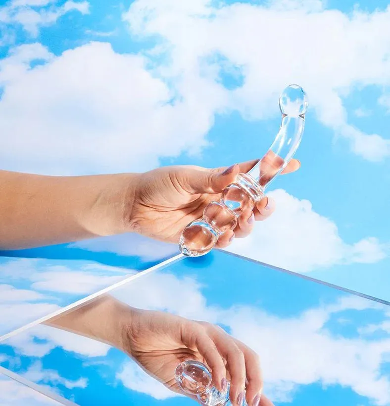 Gemini Borosilicate Glass Dildo