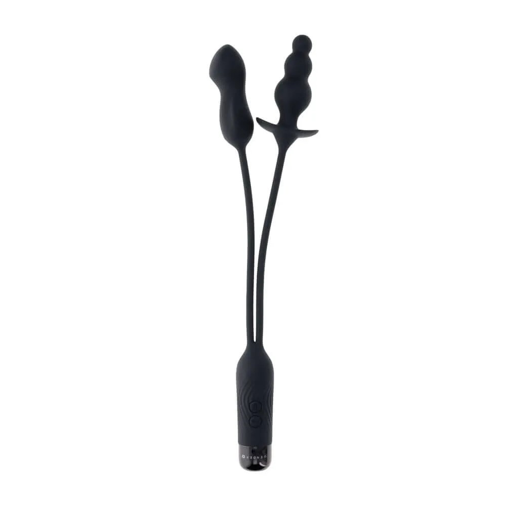 Gender X Double My Pleasure Massager - Black