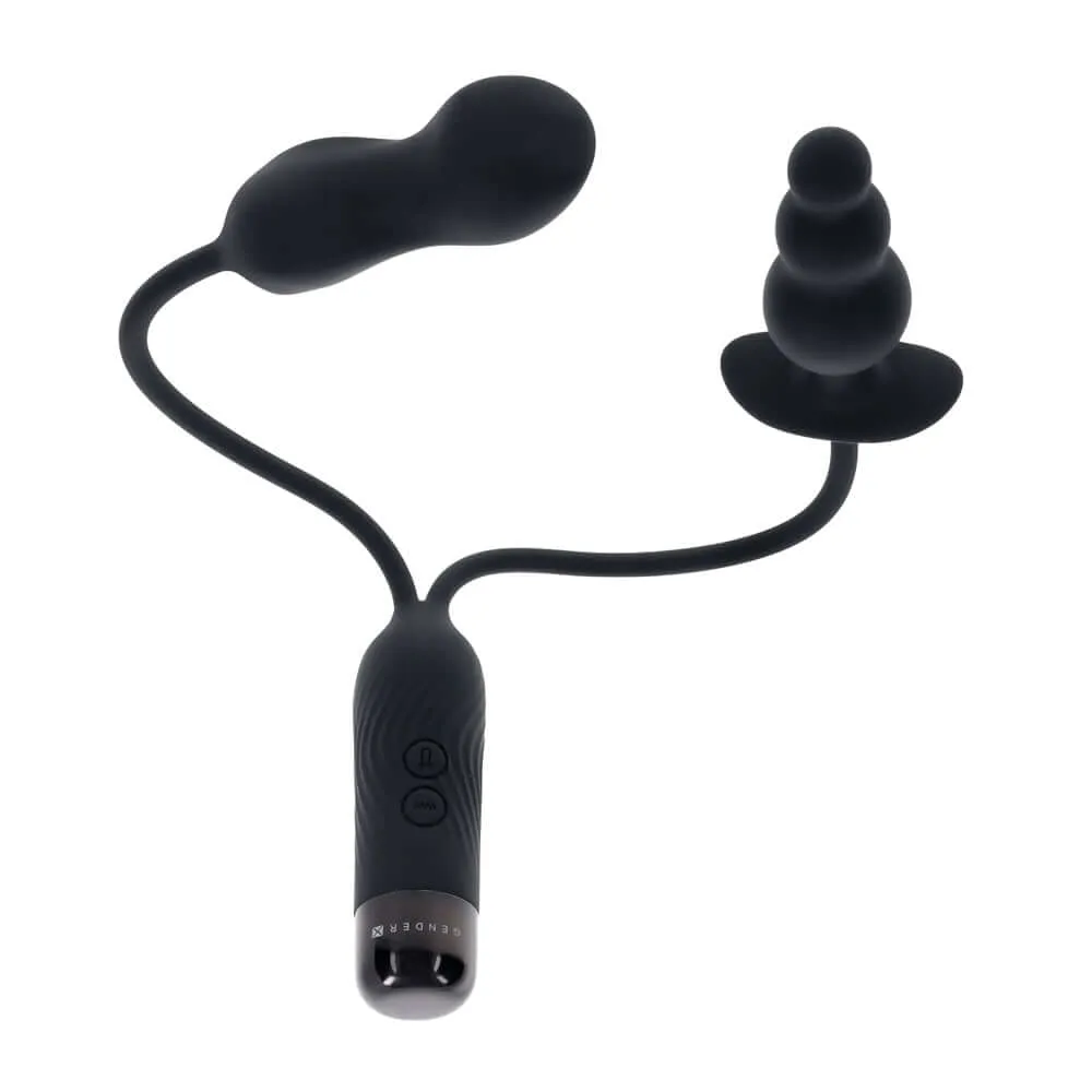 Gender X Double My Pleasure Massager - Black