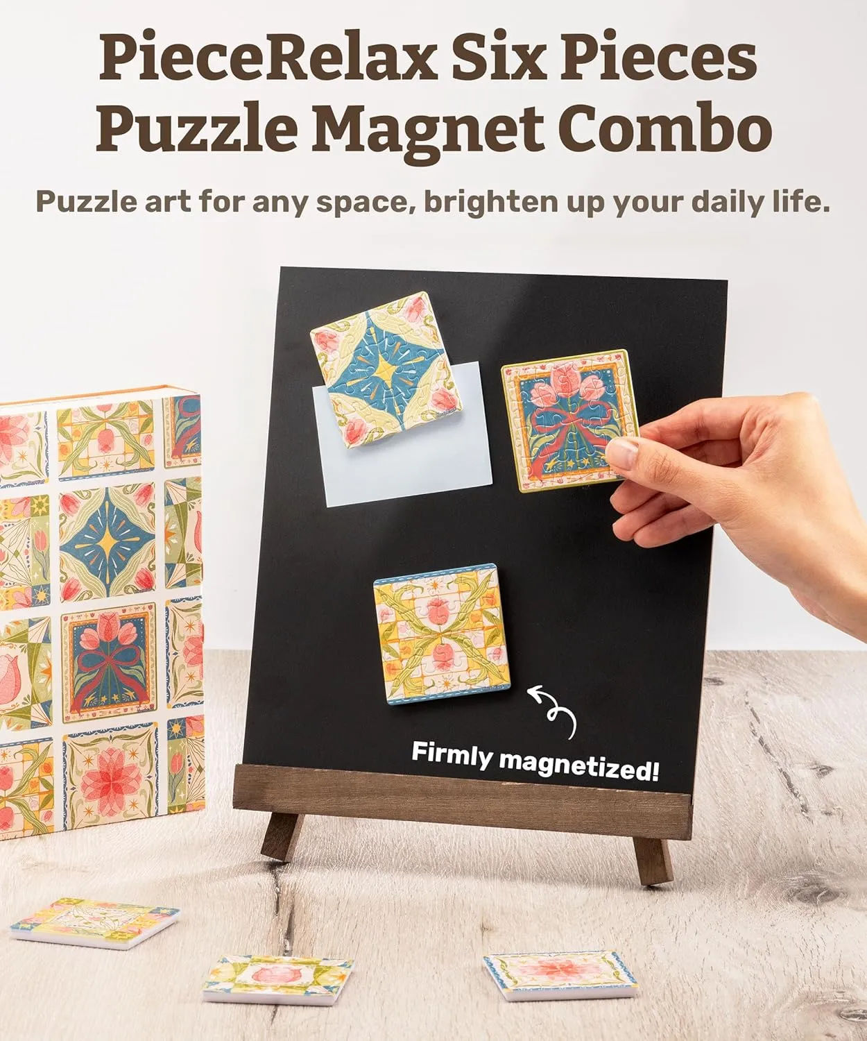Gift & Home D��cor with Plastic royal lomas hormone instructor venom Jigsaw Puzzle [D1601] Magnet Puzzle for Adults 96 Pieces - Tulip Tile Unique 