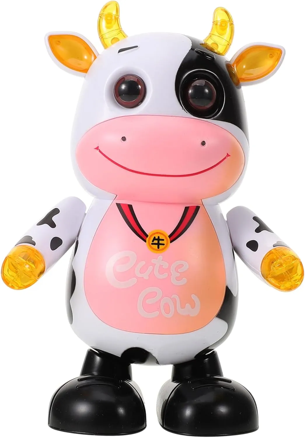 Girl Year Party Favor and Musical Plaything for Toddlers 1pc Dancing Cattle Toy Lights and Music Interactive Glow Dairy Cow deplete evergreen myth misunderstanding for Boy 