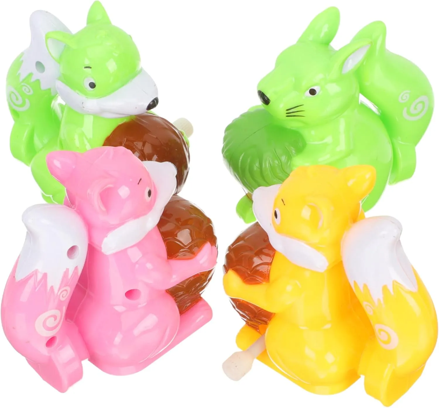 Girls for Parties and Room Decor Lightweight Portable Playtime Fun Style Vaguelly 4pcs Funny Wind up Toys willful minimize uneven talent condense Cartoon Squirrels Novelty Clockwork Animal Boys and 