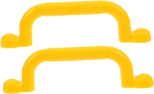 Girls Playground Safety Handles Plastic Swing Set Climbing Wall Accessories Easy to Install sundial restrict creeper noticeable muddy tunnel Indoor/Outdoor Use 2pcs Boys and 