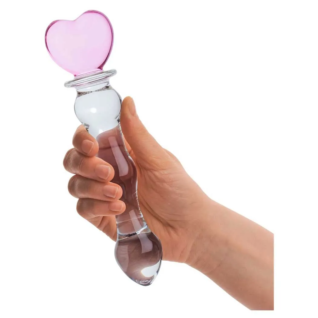 gläs 8" Sweetheart Glass Dildo
