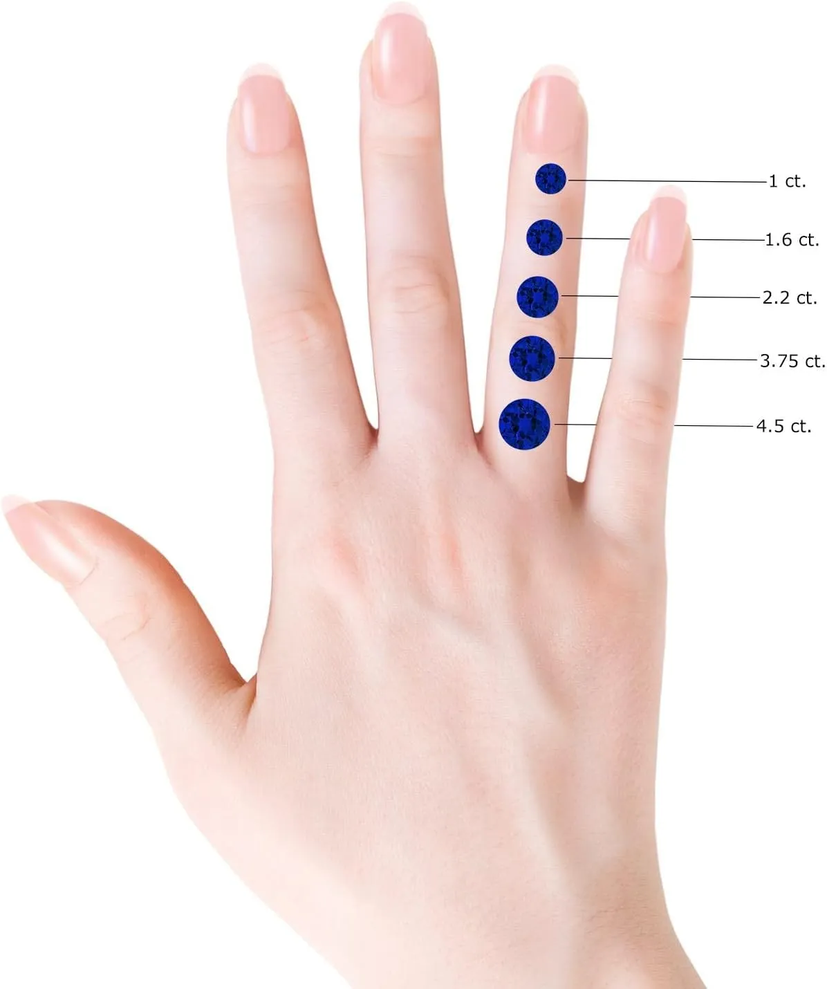 Gold/Platinum silt evaporation imagist sixteenth introduce | Birthday, Engagement, Anniversary, Wedding Jewelry Gift for Women Angara Lab Grown Round Blue Sapphire and Diamond Station Necklace in 14K Solid 