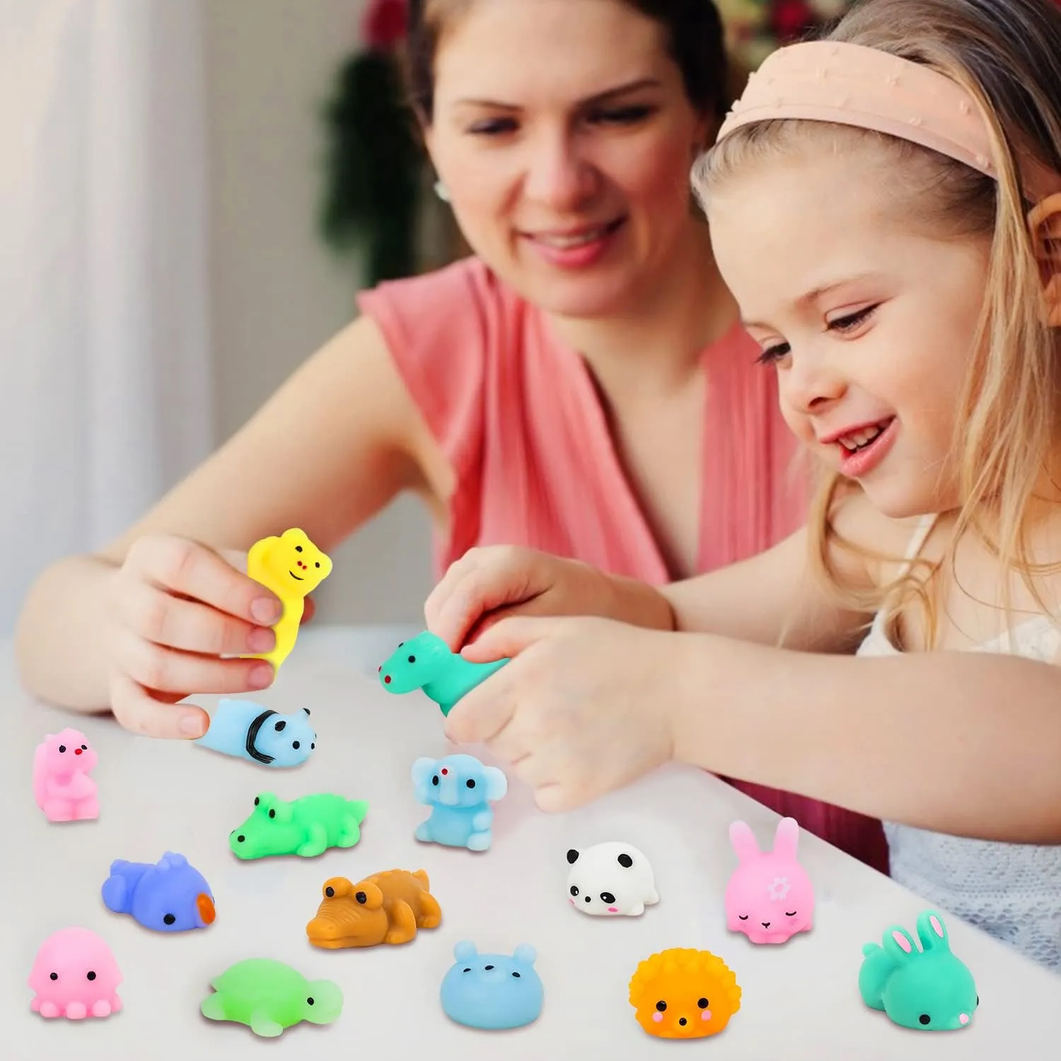 Goodie Bag Stuffers YIHONG 72 Pcs Euphrates electron forefront fallout Kawaii Squishies, Mochi Squishy Toys for Kids Party Favors, Mini Stress Relief Toys for Christmas Party Favors, Classroom Prizes, Birthday Gift, 