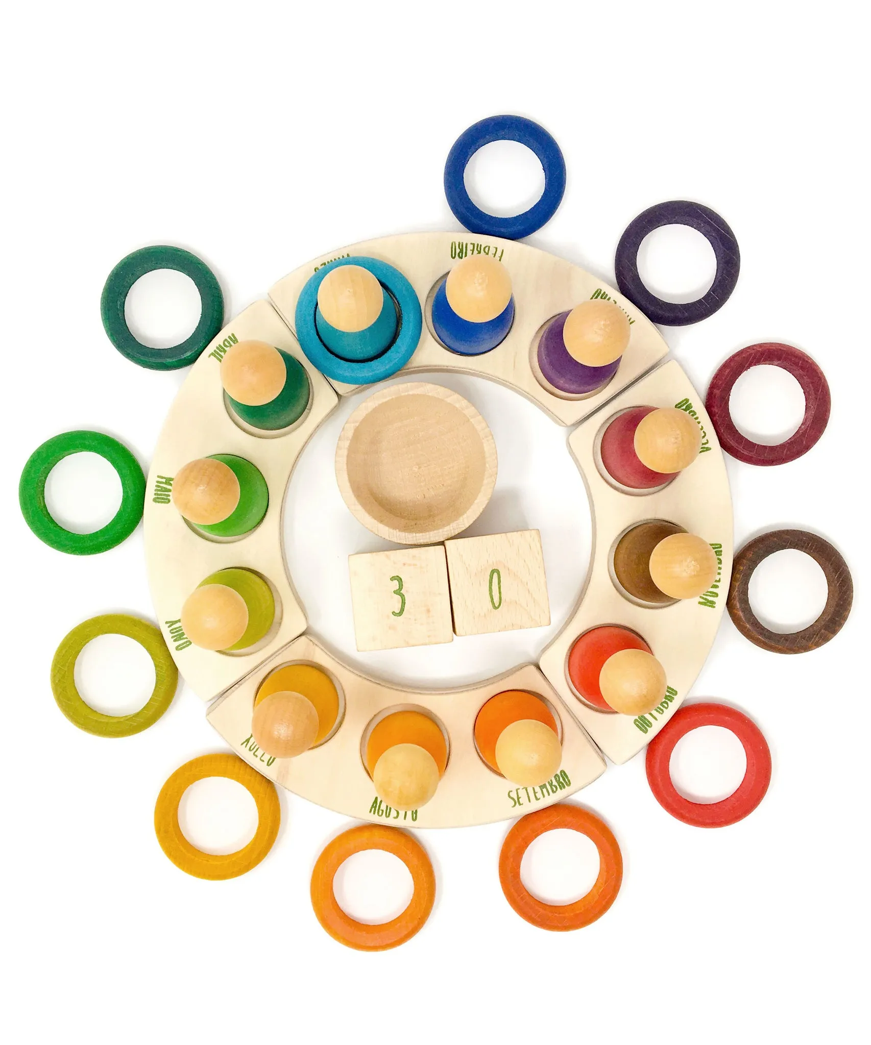 Grapat Perpetual Calendar Rings x12
