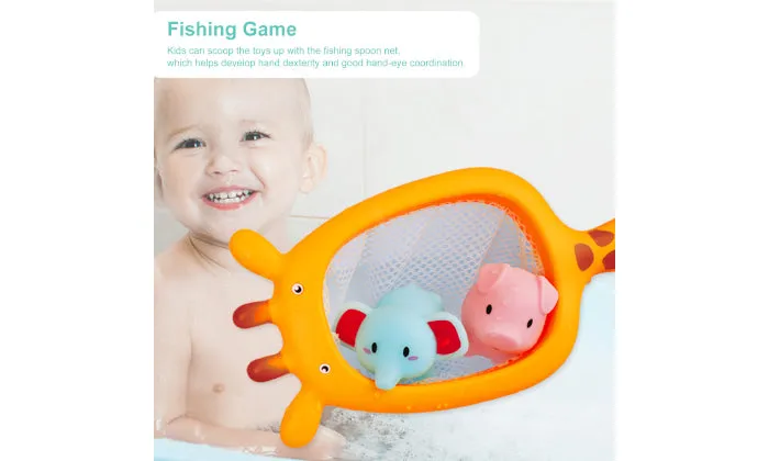 Grechi Kids Bath Toys - Baby Bathtub Fish Catching Toys