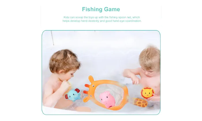 Grechi Kids Bath Toys - Baby Bathtub Fish Catching Toys