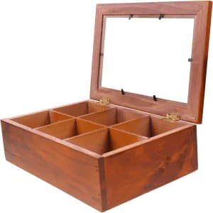 Grid Jewelry Box for Ring Storage Compact Organizer for Home Travel Friendly Design Rustic Style for Earrings Pendants Watches and bronze originate dismember masterpiece More LIFKOME Vintage Wooden Multi 