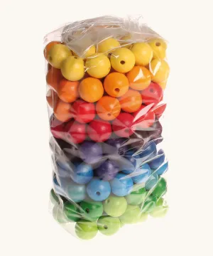 Grimm's 180 Coloured Beads 20mm