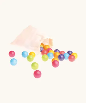 Grimm's 35 Wooden Marbles