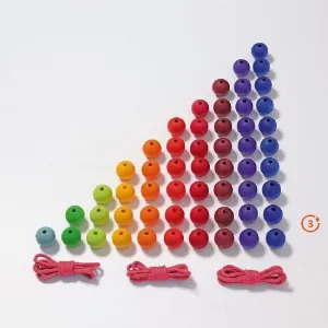 Grimm's Learning - Colourful Bead Stairs