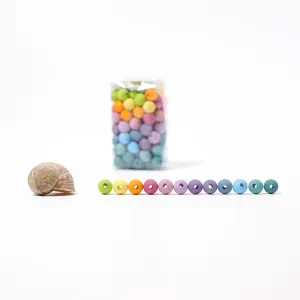 Grimm's Pastel 12mm Beads - 120 pieces