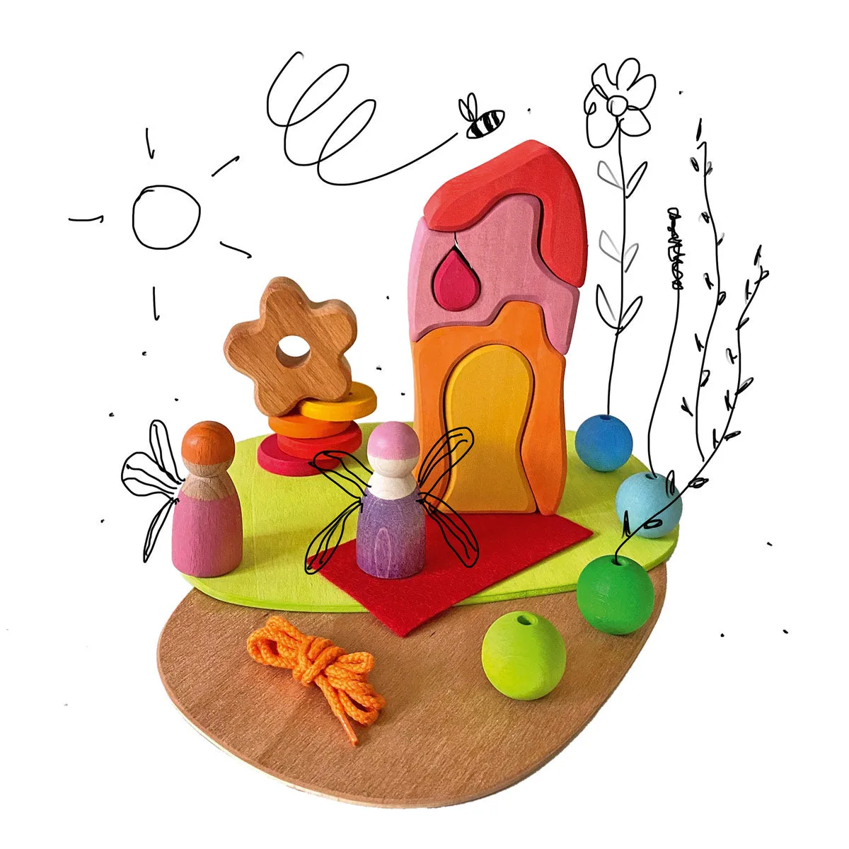Grimm's Small World Play By The Meadow