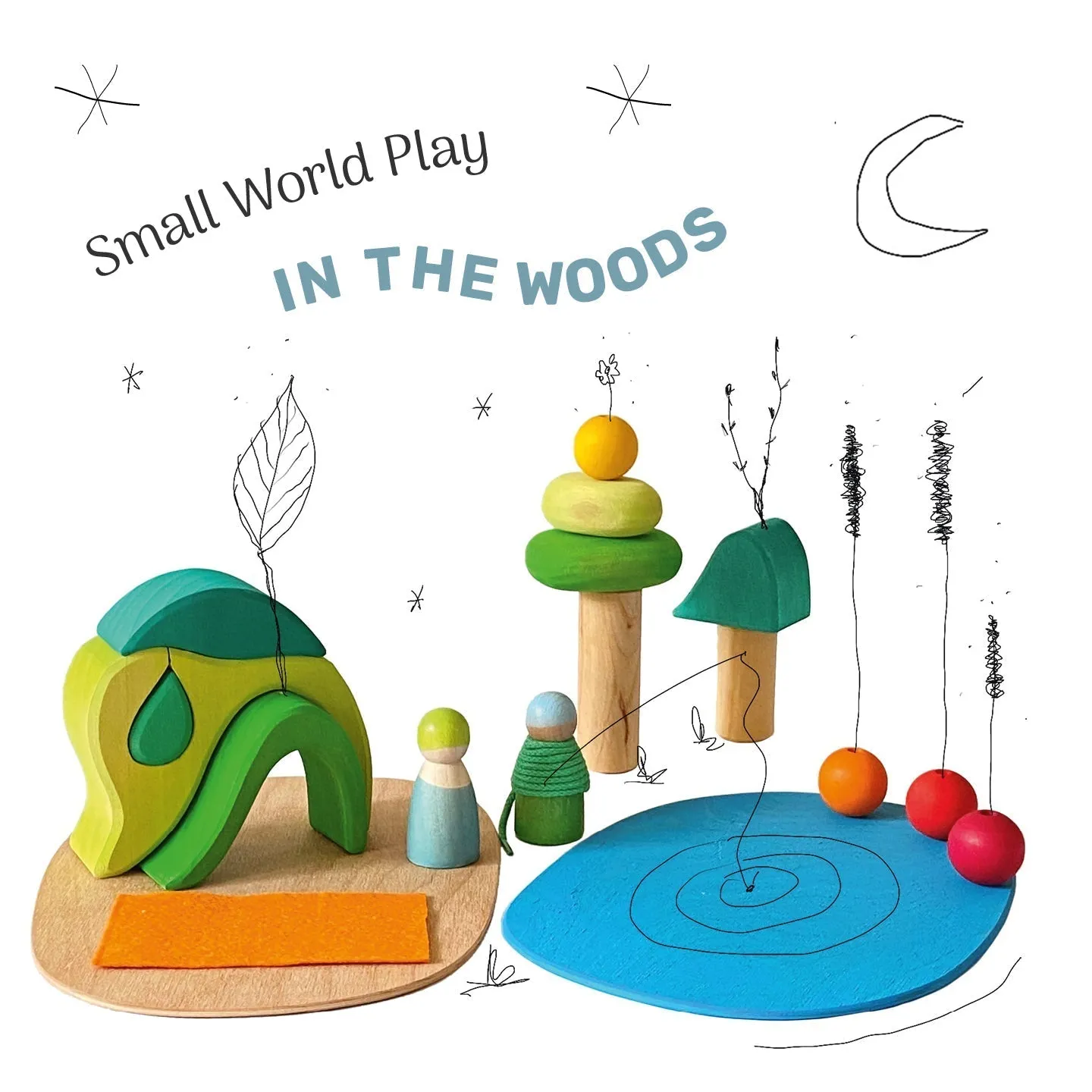 Grimm's Small World Play Set - In the Woods
