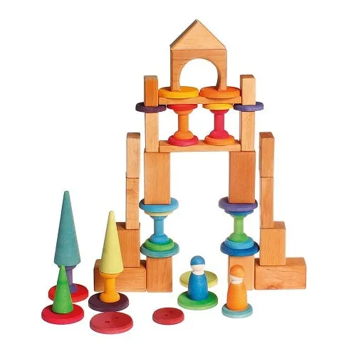 Grimm's Thread Game with Large Rainbow Buttons