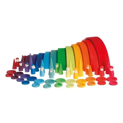 Grimm's Thread Game with Large Rainbow Buttons