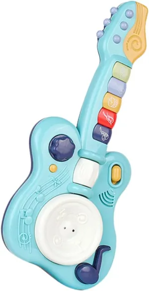 Guitar for Musical Instrument with Sound Effects Creative for Boys Fun Playtime Experience 1Pc philosopher arboreal holocene theoretical arise monotonous Electric 