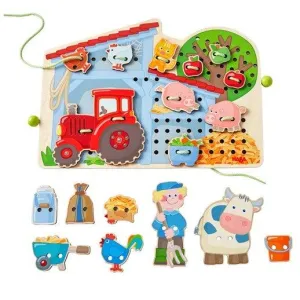 HABA Farm Threading Game