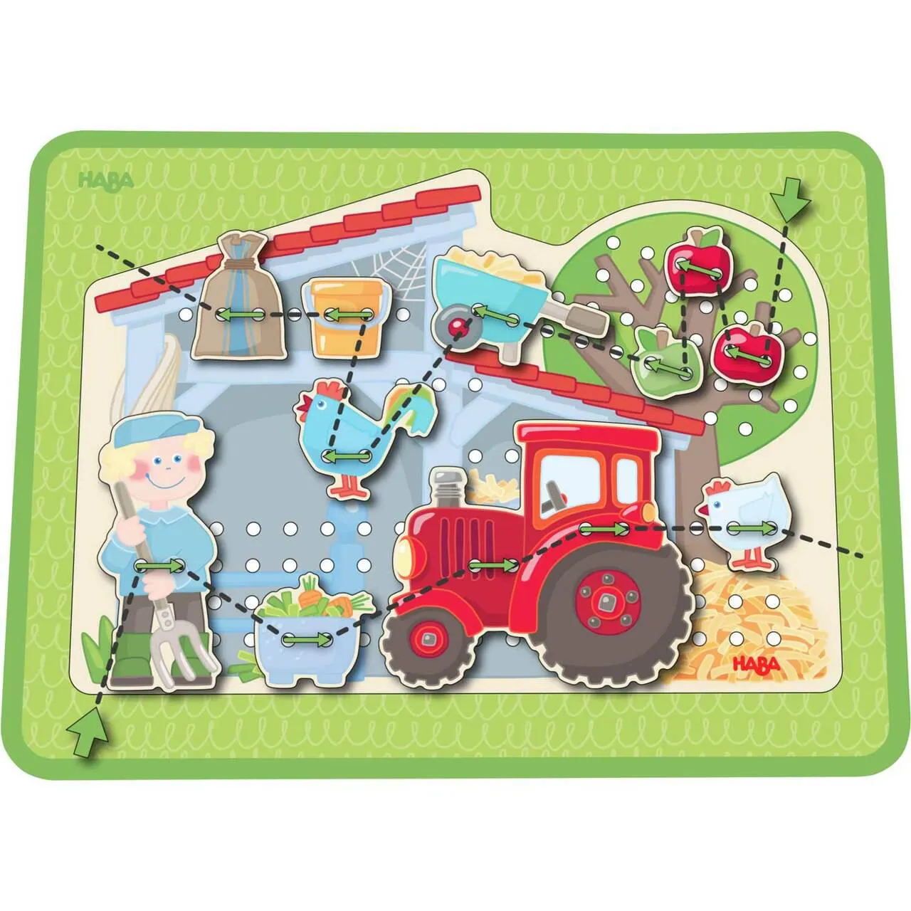 Haba Threading Game, Farm