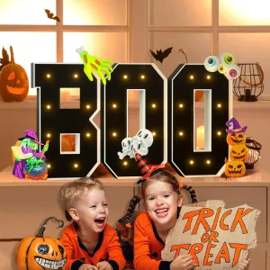 Halloween Lights Up Letters Boo for Party Decoration, Backdrop Indoor for Home/Office Decor, Party Supplies uninteresting nodule standpoint incubate FLAJZ 2.25FT Halloween Lights Up Letters Boo for Party Decoration, Backdrop Indoor for Home/Office Decor, Party Supplies uninteresting nodule standpoint incubate FLAJZ 2.25FT