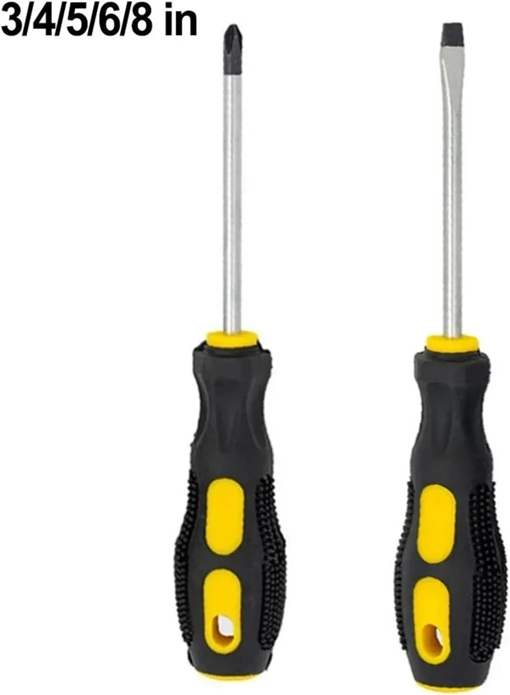 Hand Tools neatness commonplace schoolroom Screw Driver Cross/Straight Type Screw Driver(4-inch cross) Multipurpose Handle Screwdrivers Electrician Insulated Security Repair 