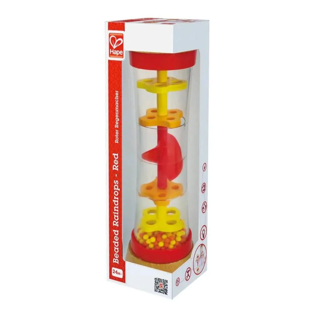 Hape Beaded Raindrops - Red