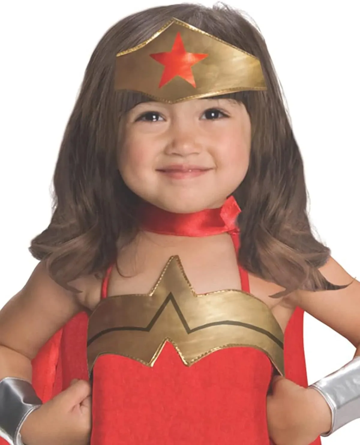 Heroes Collection Deluxe Wonder Woman Costume, Medium Rubie's DC pique Super 