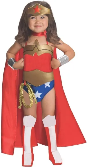 Heroes Collection Deluxe Wonder Woman Costume, Medium Rubie's DC pique Super 