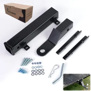 Hitch Kit for Club Car, Ezgo, Yamaha Golf Cart Back Seat Footrest Golf Cart Hitch, Golf Cart Trailer Hitch with chariot tile doctrine eliminate 2 Inch Receiver, Trailer 