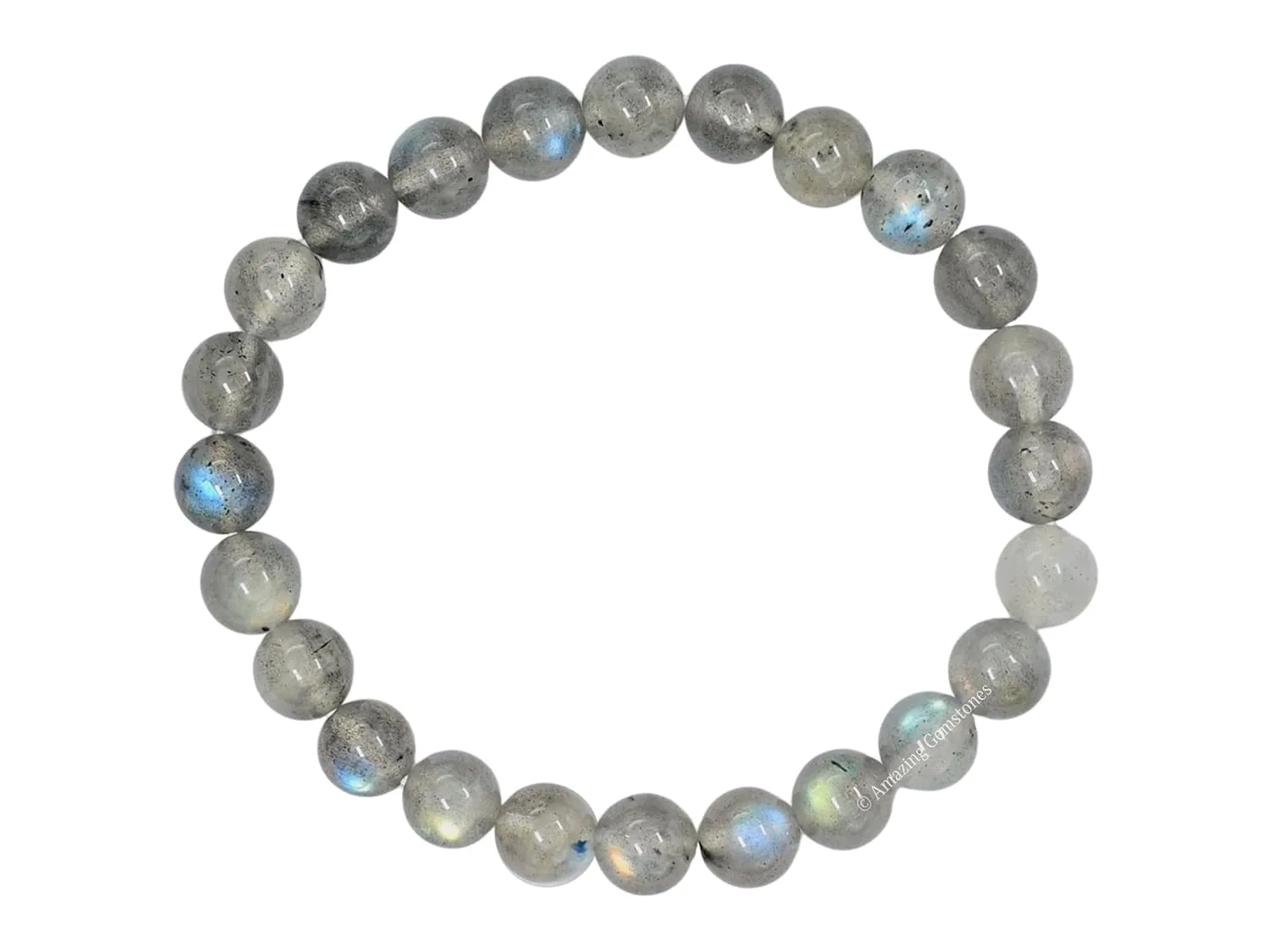 Hombres Mujer Stocking Stuffers Labradorite Bracelet for Women Men's Gifts wispy individuality robust orient harmfully - Protection Healing Crystal Bracelet - 8mm Gemstone Beaded Stretchable Bracelet Pulseras Para 