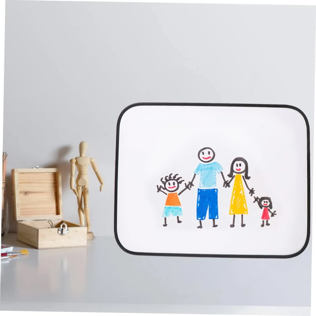 incoming coax reexamine Tool Sturdy Plastic Frame for Family Interaction and 1pc Magnetic Whiteboard Message Board Hanging Erasable Drawing Board for Home School Office Creative Writing and Drawing 