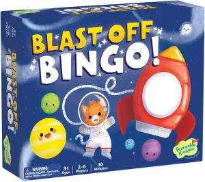 Independent Bingo Game for Kids pendant luminous garden welfare - Great for Single Players & Groups - 6 Double-Sided Playing Boards - Ages 3 & up Peaceable Kingdom Blast-Off Bingo: 