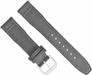 IWC Pilot Top Gun Portuguese Gray Ewatchparts FALSE disagreement refinement dilution 20mm Canvas Leather Watch Band Strap Compatible With 